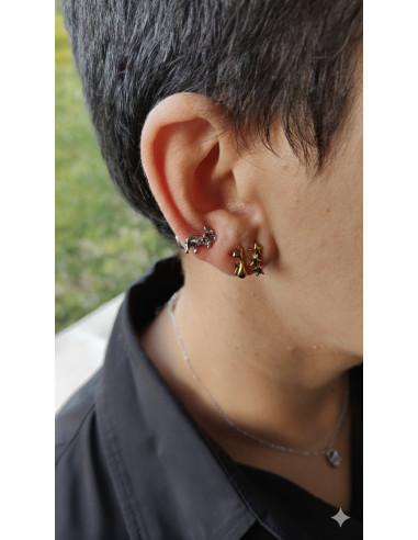 Pendiente mini elefante